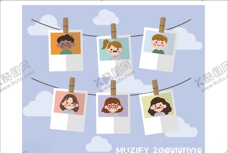 编号：71021109180315083575【酷图网】源文件下载-校园照片墙