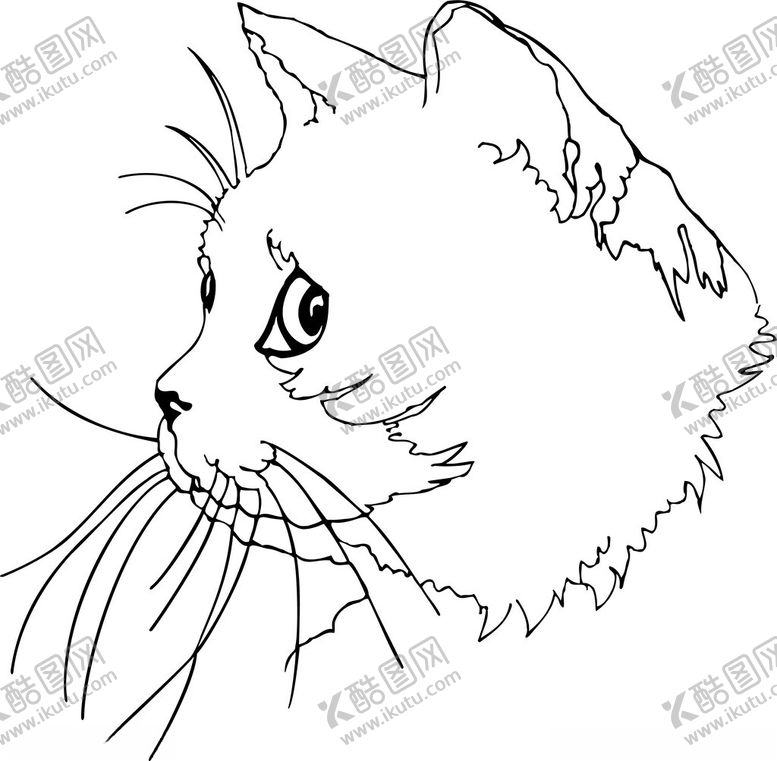 编号：14860202162310057793【酷图网】源文件下载-卡通手绘猫