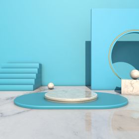 立体展台C4DC4D场景C4D电商海报高级