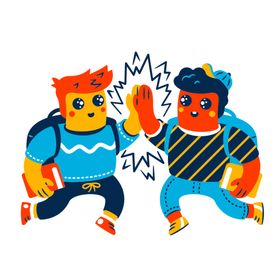 卡通系列插画图片科技产品商务办公商务