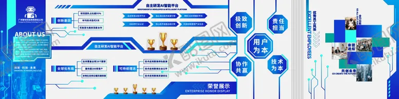 编号：96693112101956121083【酷图网】源文件下载-科技文化墙企业背景板