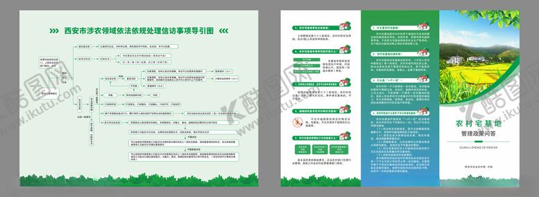 编号：87938110060659595806【酷图网】源文件下载-绿色折页彩页