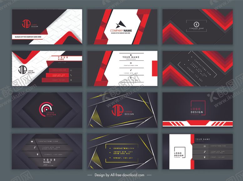 编号：61447610012256041065【酷图网】源文件下载-名片设计