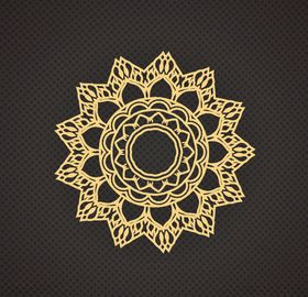 黑金花纹