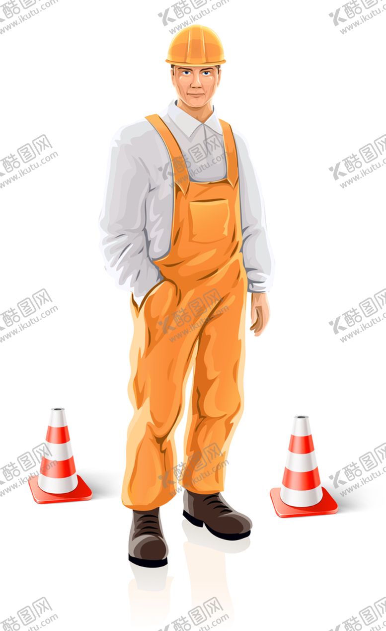 编号：82597802090158195011【酷图网】源文件下载-卡通建筑工人