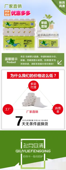 纸巾详情页