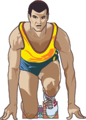 跑步