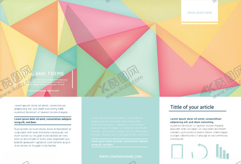 编号：77226409241531346920【酷图网】源文件下载-企业三折页