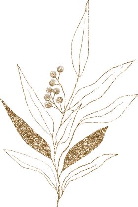 北欧小清新水彩植物图案