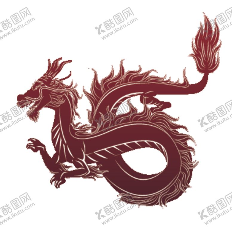 编号：59379107050207139632【酷图网】源文件下载-龙形象设计图案