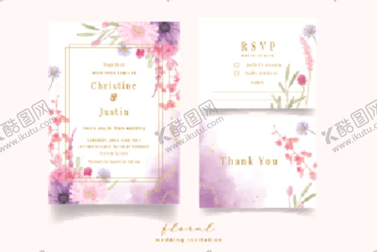 编号：92914104280439455452【酷图网】源文件下载-婚礼结婚请柬邀请函
