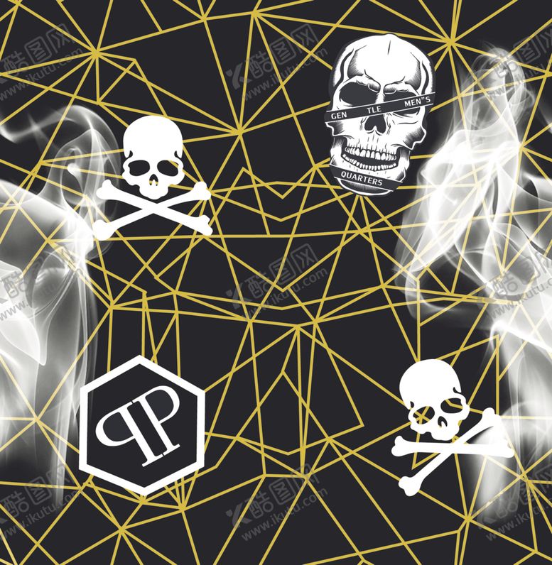 编号：80111410011348014283【酷图网】源文件下载-骷髅头烟雾