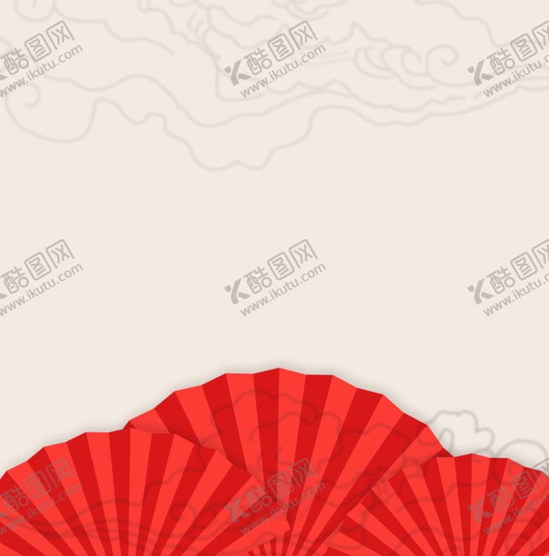 编号：38053510131001451106【酷图网】源文件下载-中国风扇子