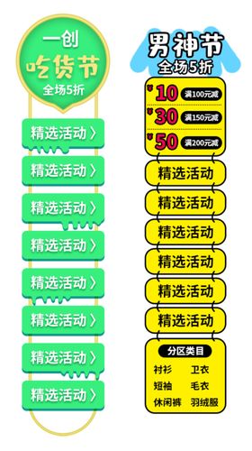 电商悬浮侧滑栏