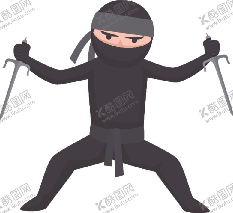 编号：75889405040536157710【酷图网】源文件下载-卡通忍者
