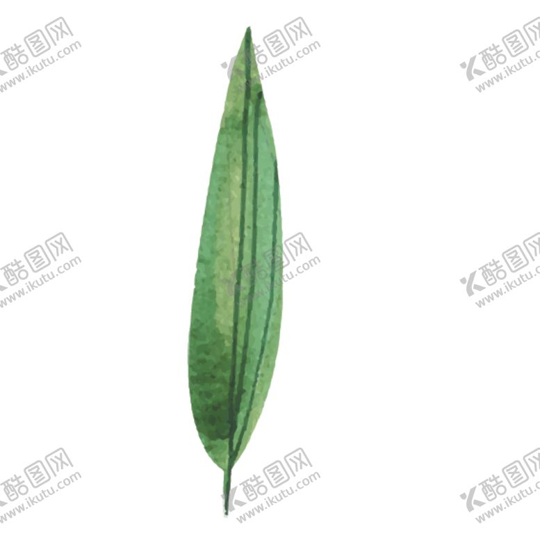 编号：82245109172259081416【酷图网】源文件下载-绿色水彩植物树叶