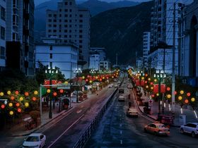 道路景观夜景 亮化设计