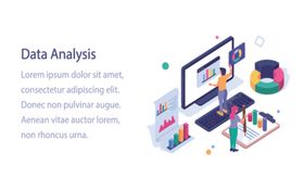 办公场景创意插画