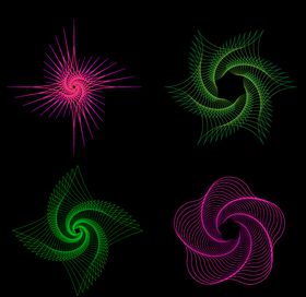 矢量花纹