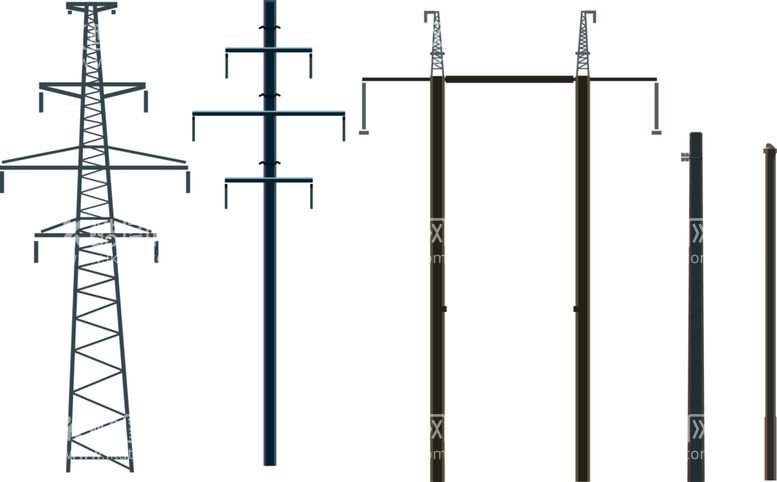 编号：40546203070917236966【酷图网】源文件下载-电线杆