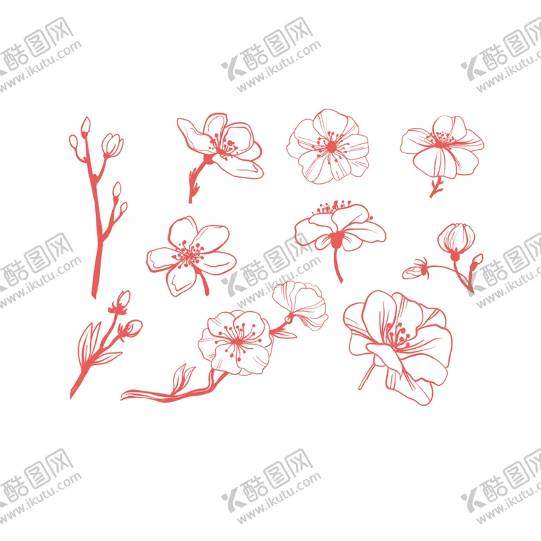 编号：15115007010759528351【酷图网】源文件下载-梅花素材