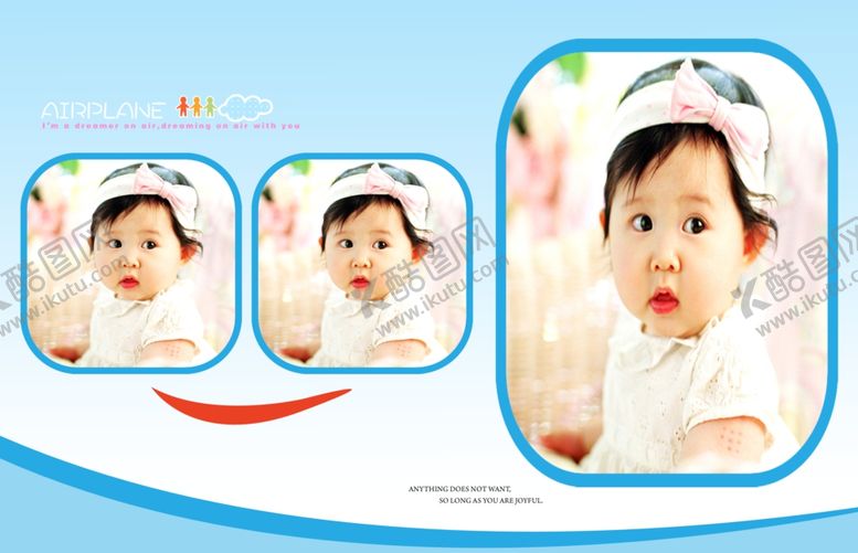 编号：40620010151945138038【酷图网】源文件下载-儿童宝宝生日照相册PSD模板