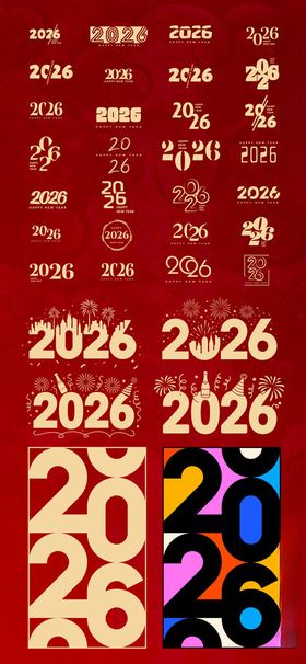 马年春节矢量素材