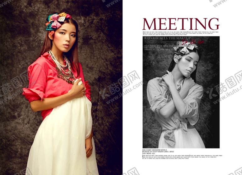 编号：19475110091941559560【酷图网】源文件下载-欧美时尚杂志风格相册PSD模板