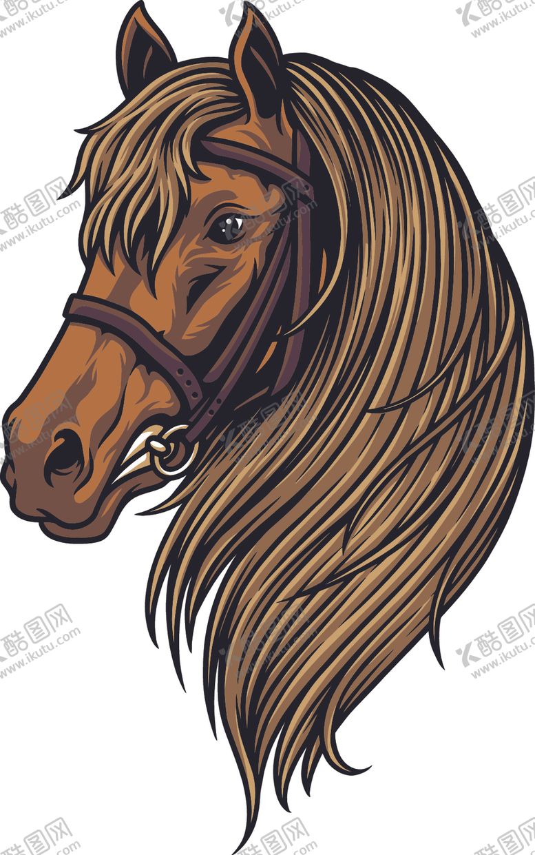 编号：77313609161624317492【酷图网】源文件下载-马头标志