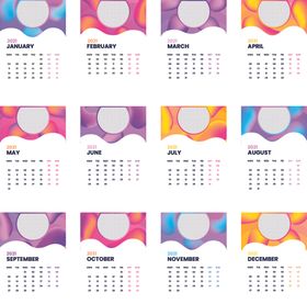 2021年日历月新农台期表