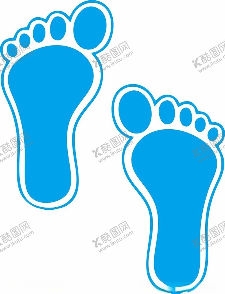 编号：22246601121959334572【酷图网】源文件下载-脚印脚掌矢量地贴
