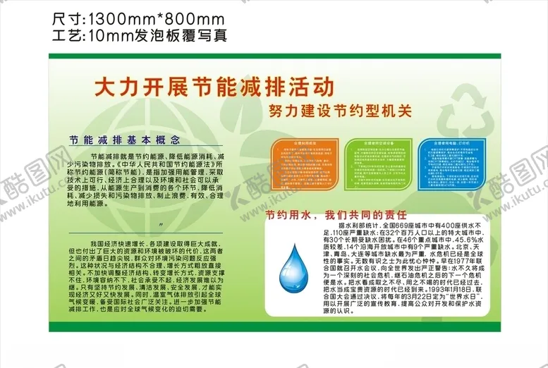 编号：26084406270652332387【酷图网】源文件下载-节能减排展板
