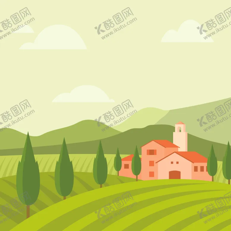 编号：70700312080344233684【酷图网】源文件下载-绿色清新自然风景