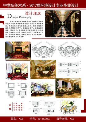 毕业设计展板