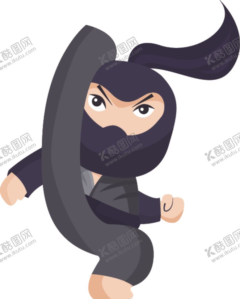 编号：37828204062209498536【酷图网】源文件下载-卡通忍者
