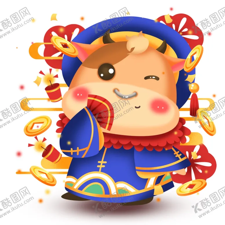 编号：16450105100837065208【酷图网】源文件下载-卡通牛形象