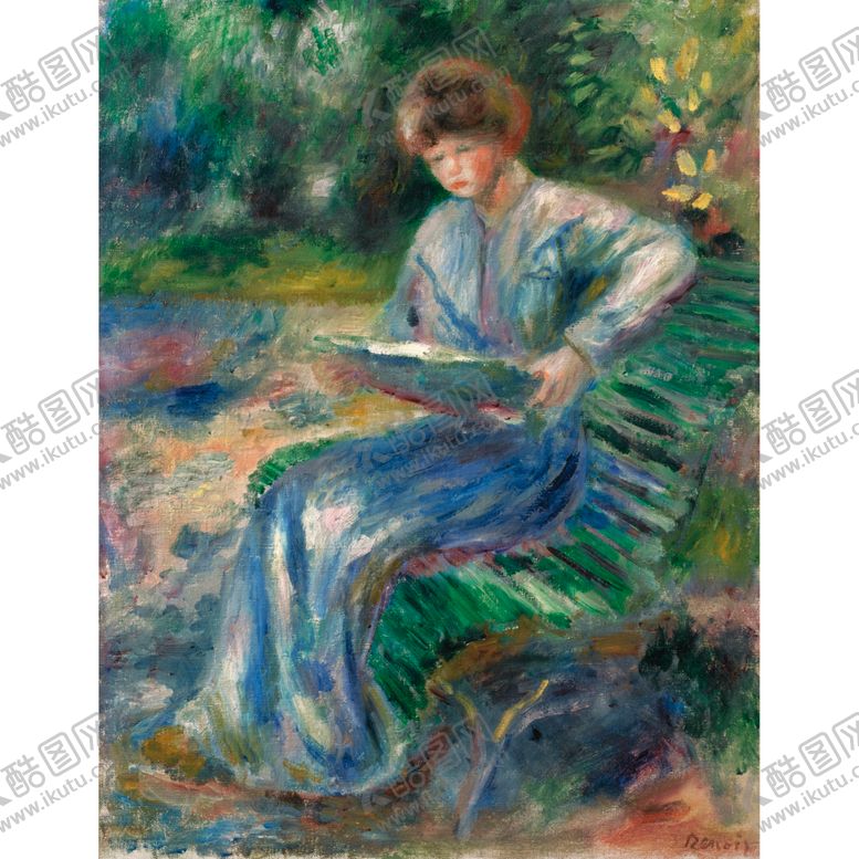 编号：24562109210212203596【酷图网】源文件下载-雷诺阿人物形象油画