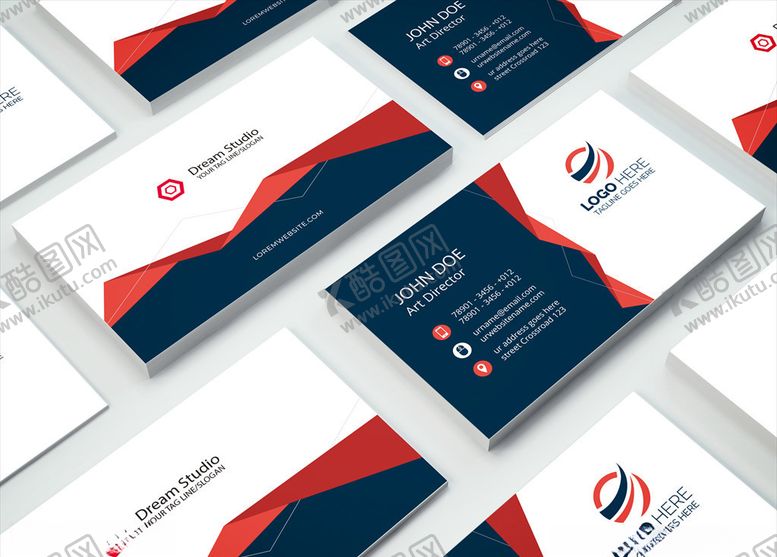 编号：32602410191946113239【酷图网】源文件下载-矢量名片模板