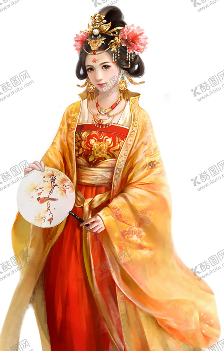 编号：40170201300700523038【酷图网】源文件下载-古装帅哥美女插画图片
