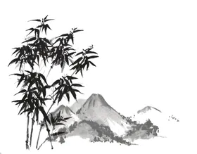 水墨竹子PNG