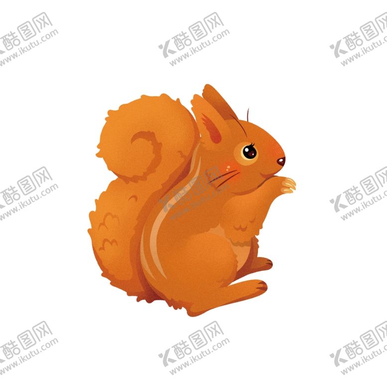 编号：58246710282332377039【酷图网】源文件下载-手绘松鼠素材