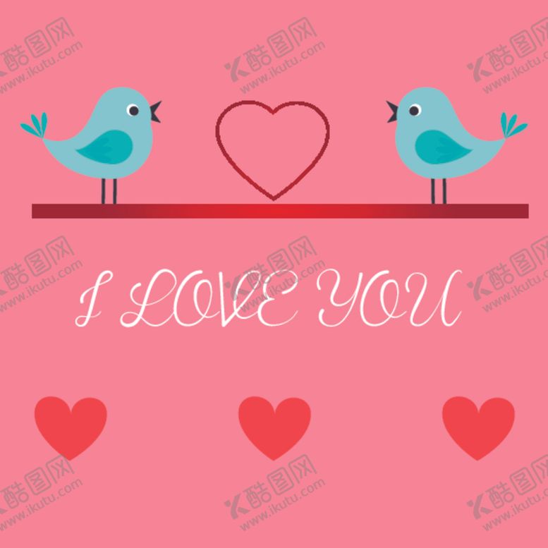 编号：87405910011633447938【酷图网】源文件下载-卡通小鸟唯美创意时尚浪漫素材爱