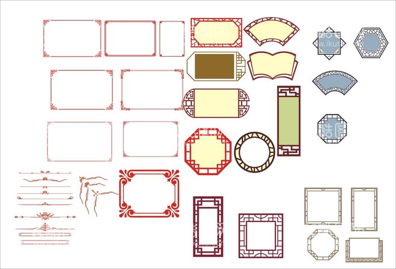 编号：39968110231310251996【酷图网】源文件下载-中式边框