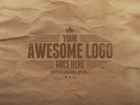 LOGO样机智能图层VI应用导视牌贴图