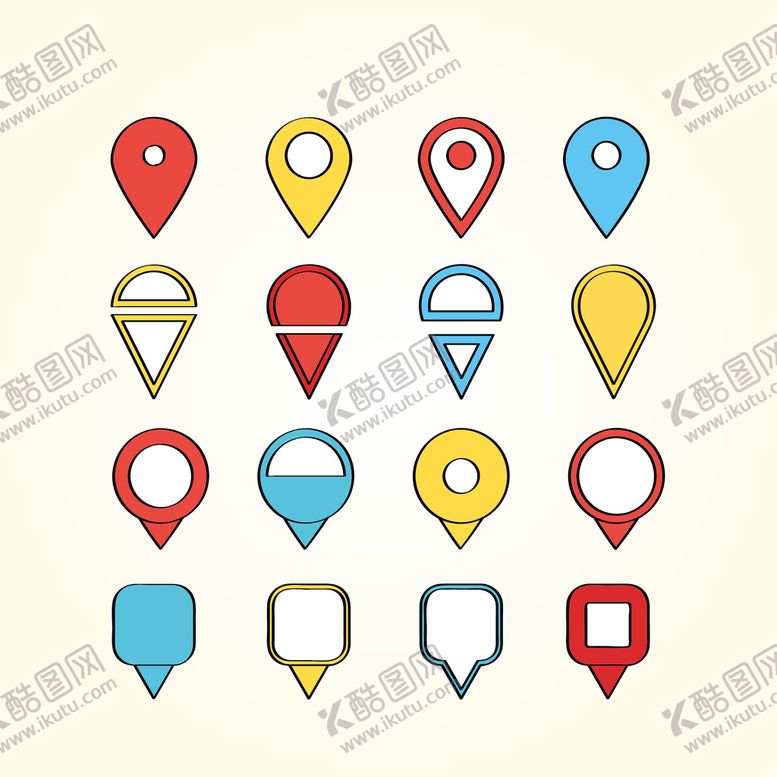 编号：72041909220244130682【酷图网】源文件下载-定位图标
