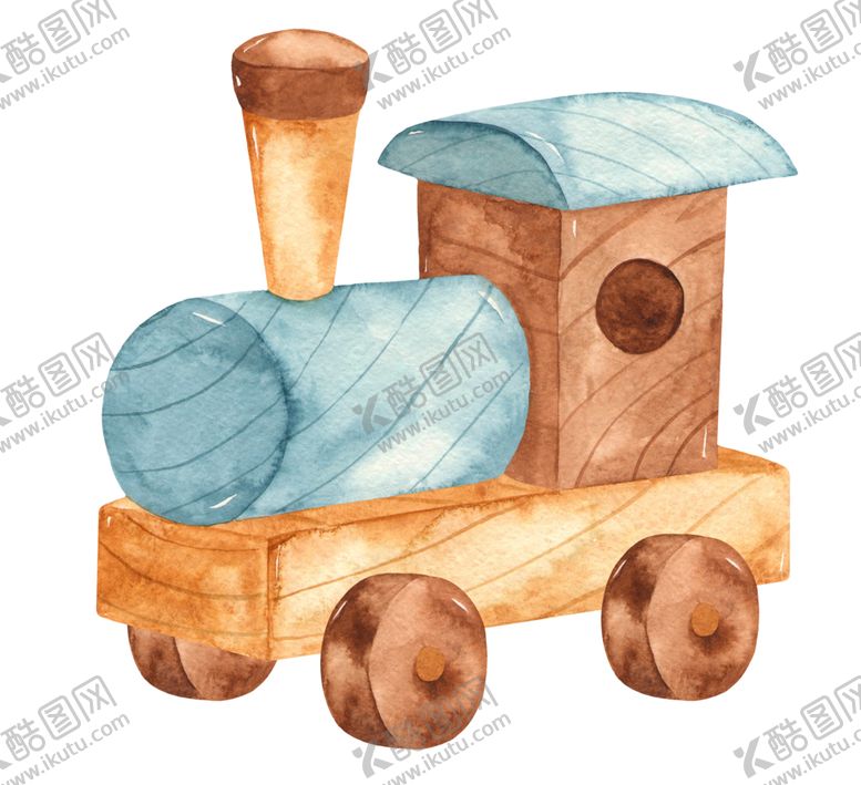 编号：11234805180813589876【酷图网】源文件下载-儿童玩具水彩插画