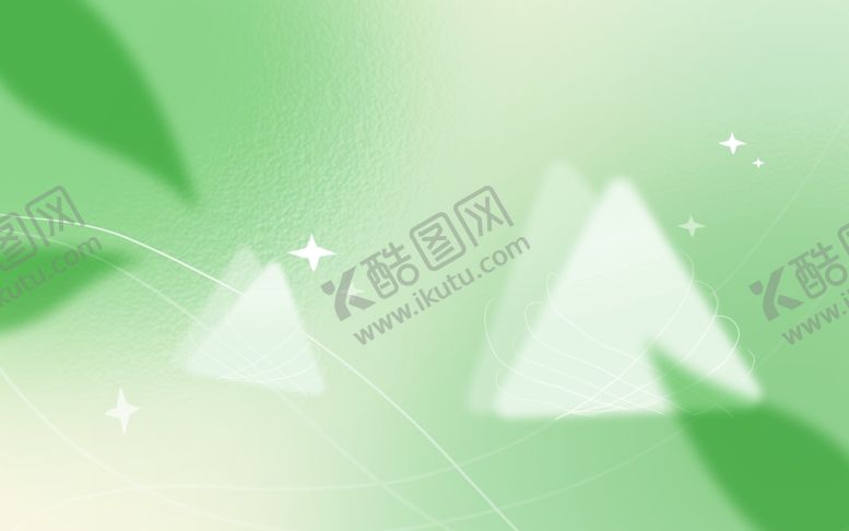 编号：62487406052125555698【酷图网】源文件下载-清新绿叶间的几何三角元素