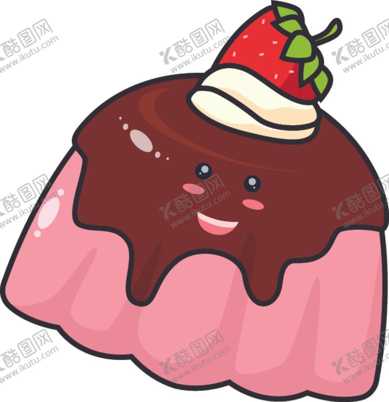 编号：49455511011710032702【酷图网】源文件下载-卡哇伊美食