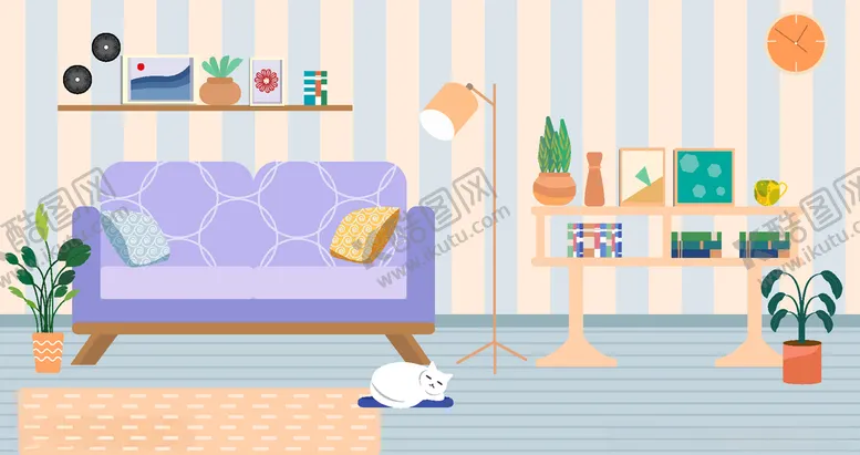 编号：62517409111653266304【酷图网】源文件下载-室内插画