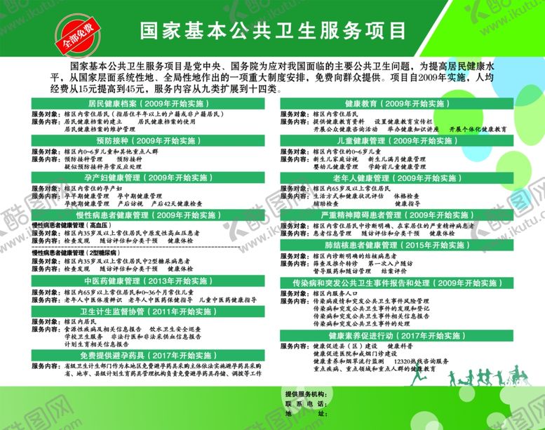 编号：29045310030009521023【酷图网】源文件下载-国家基本公共卫生服务项目
